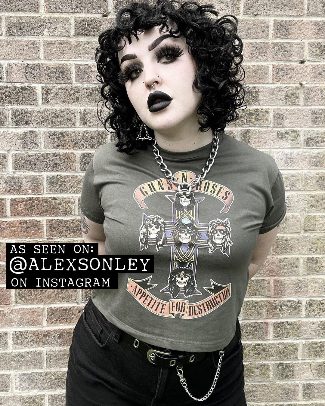 Guns N' Roses Appetite For Destruction Crop Top